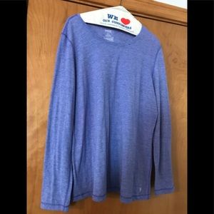 danskin now semi fitted long sleeve shirt